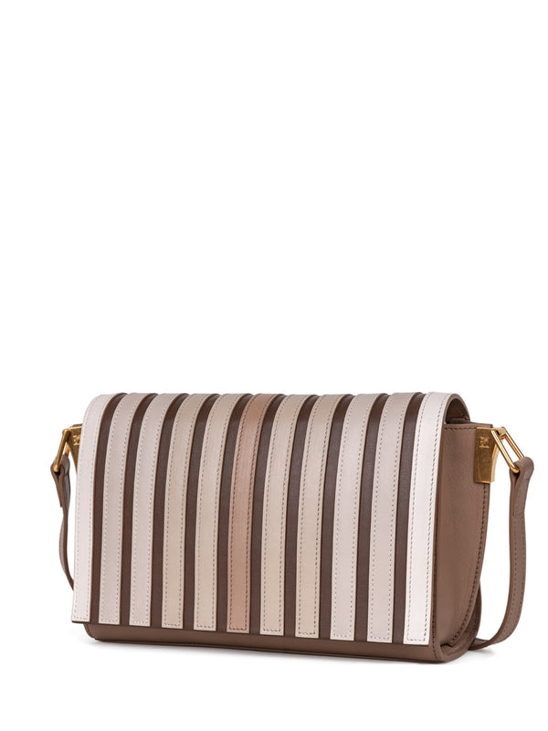 new niche handbag with multi stripes