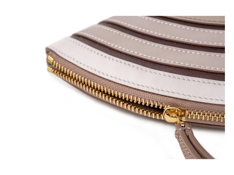 fashion brown leather niche handbag
