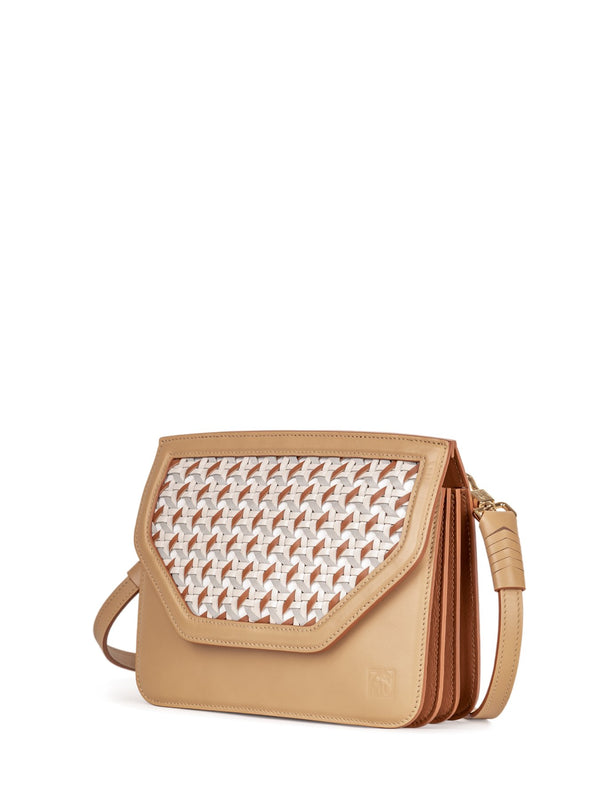 Stylish Crossbody Bag in Italian Leather