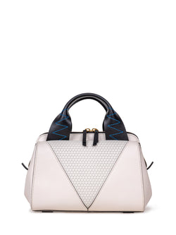 corssbody bag with shoulder strap in white